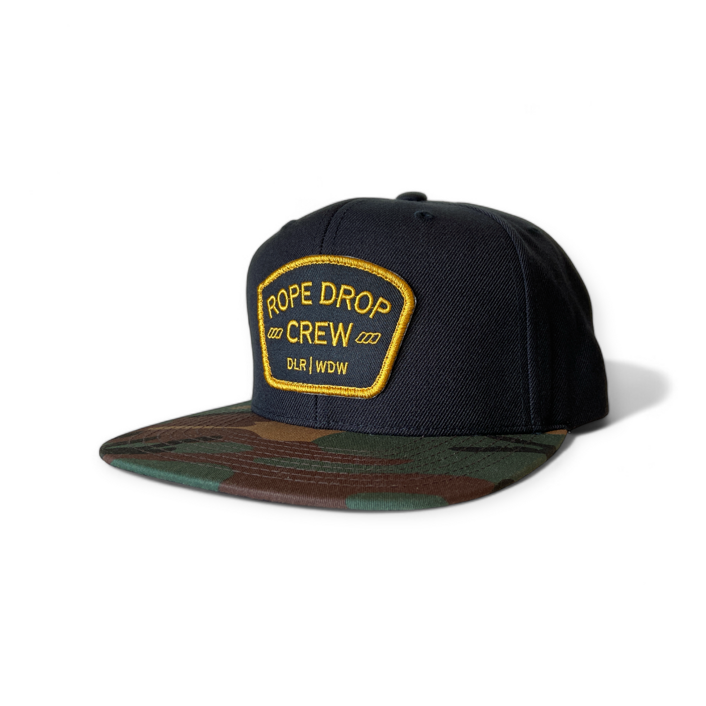 Rope Drop Crew Hat- Premium Flat Bill