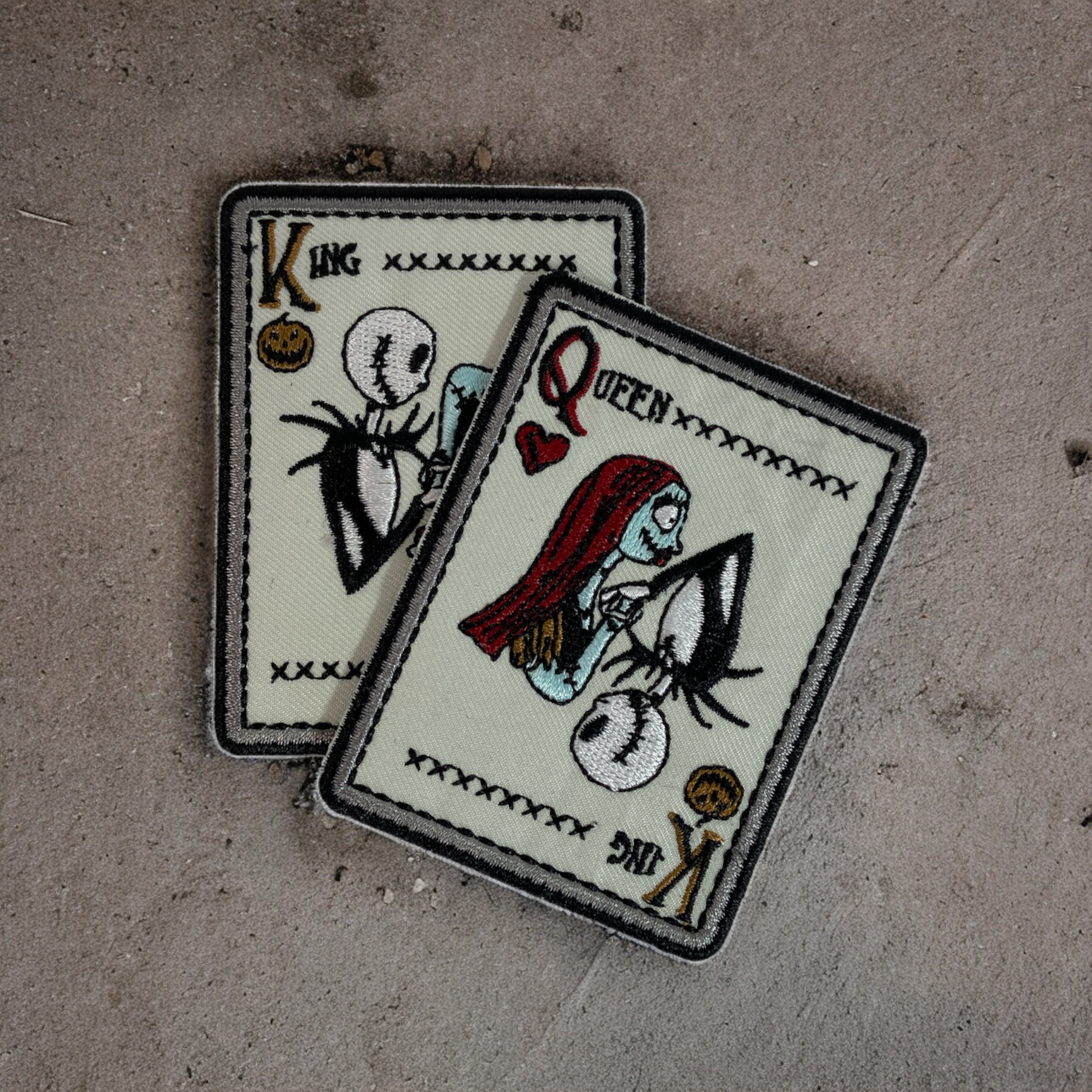 nightmare before christmas iron-on patches