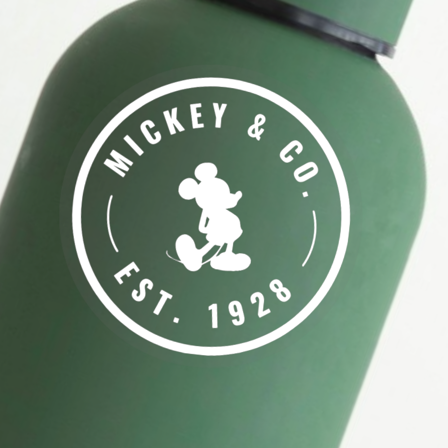 mickey decal for water bottle