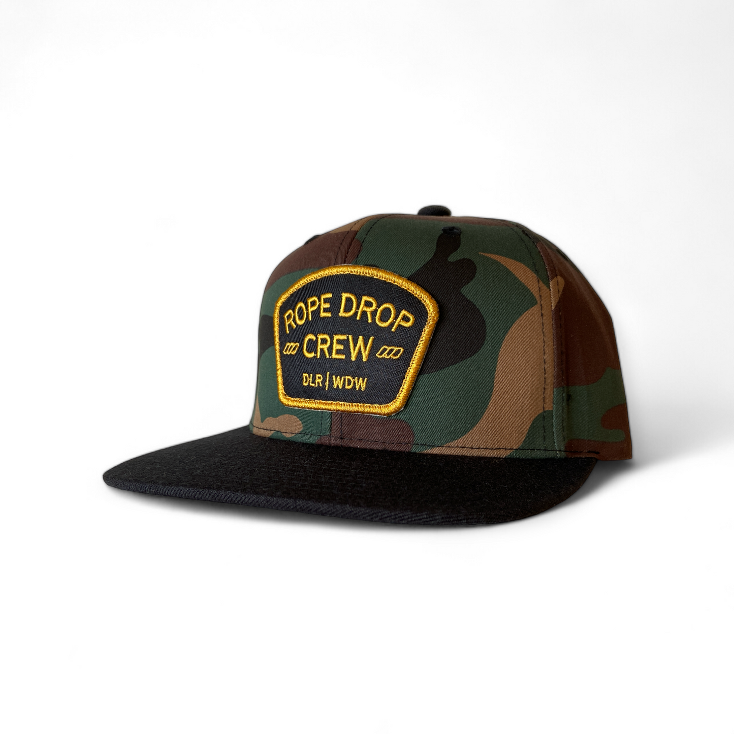 Rope Drop Crew Hat- Premium Flat Bill