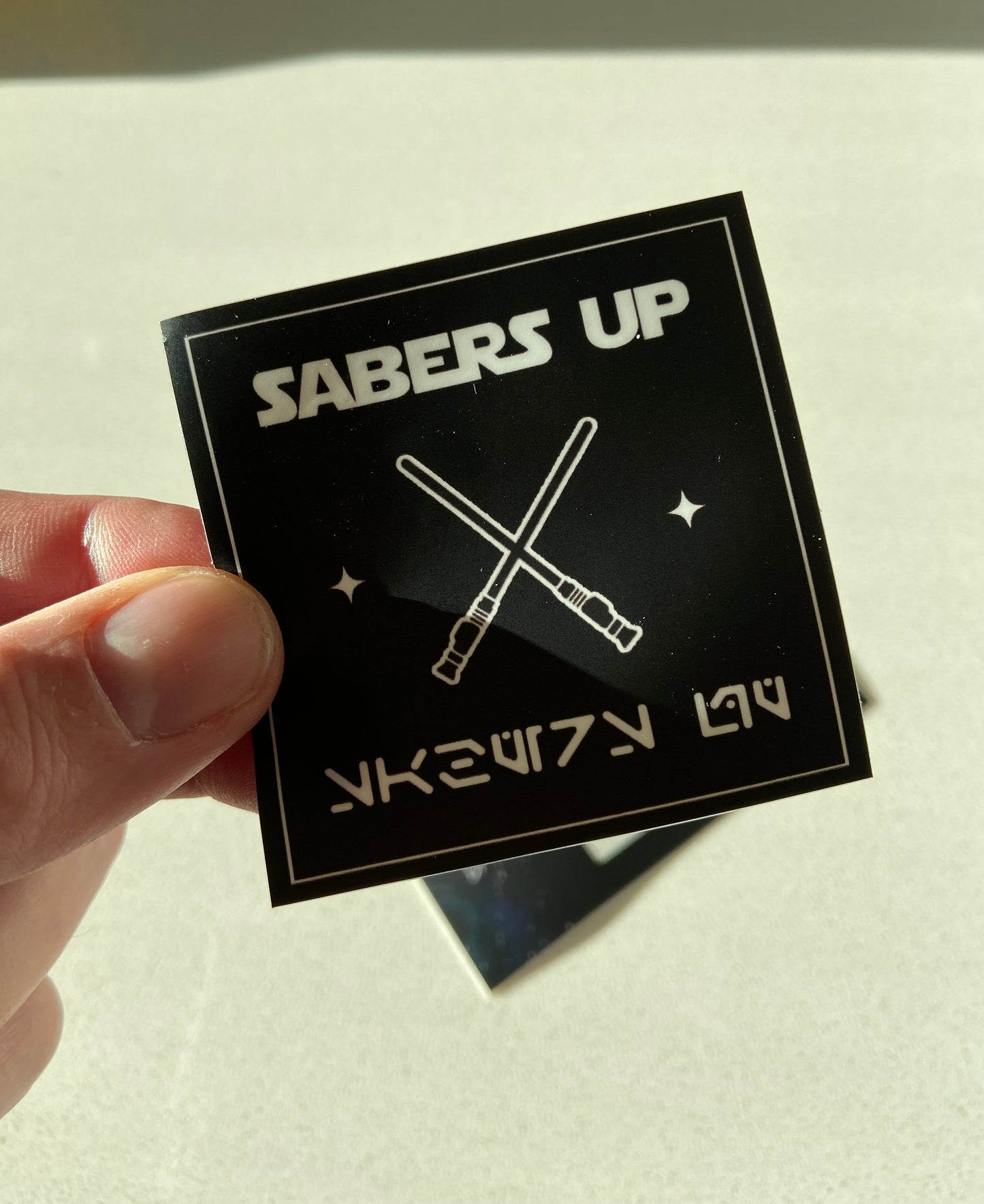 SABERS UP Sticker