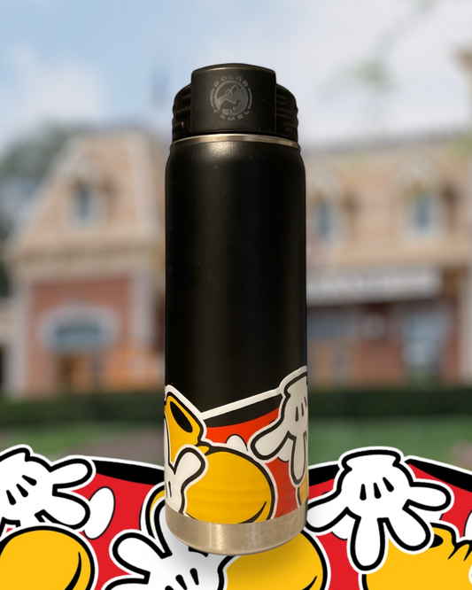 mickey mouse infinity bottle sticker wrap