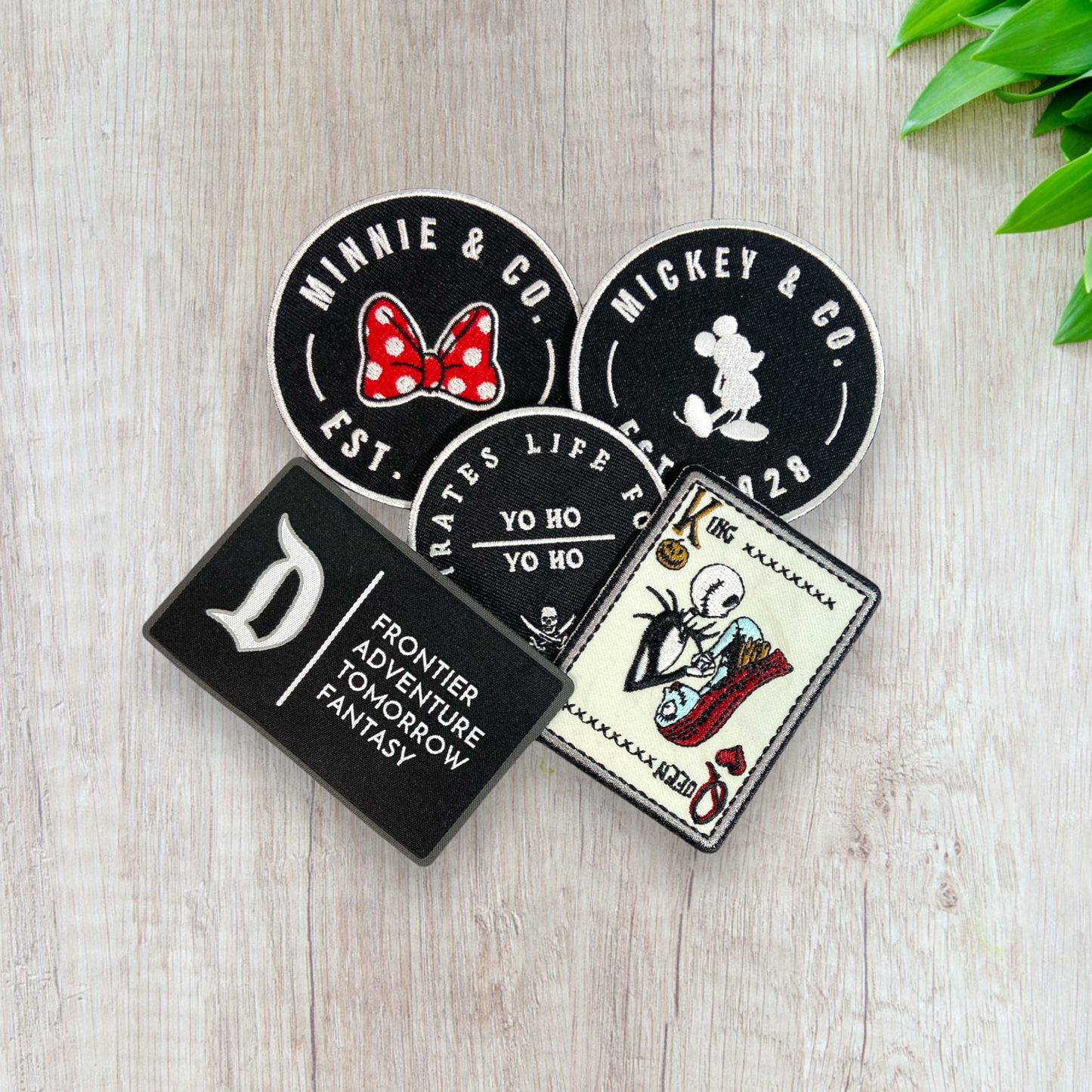 disney patch set theme iron on