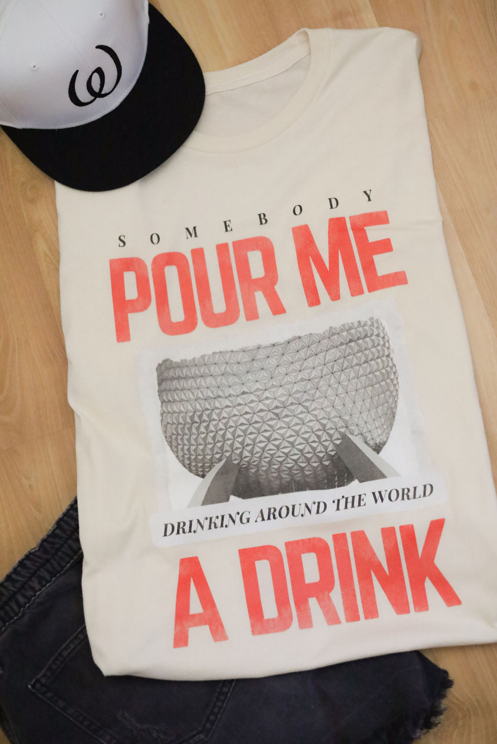 Pour Me Around The World Tee