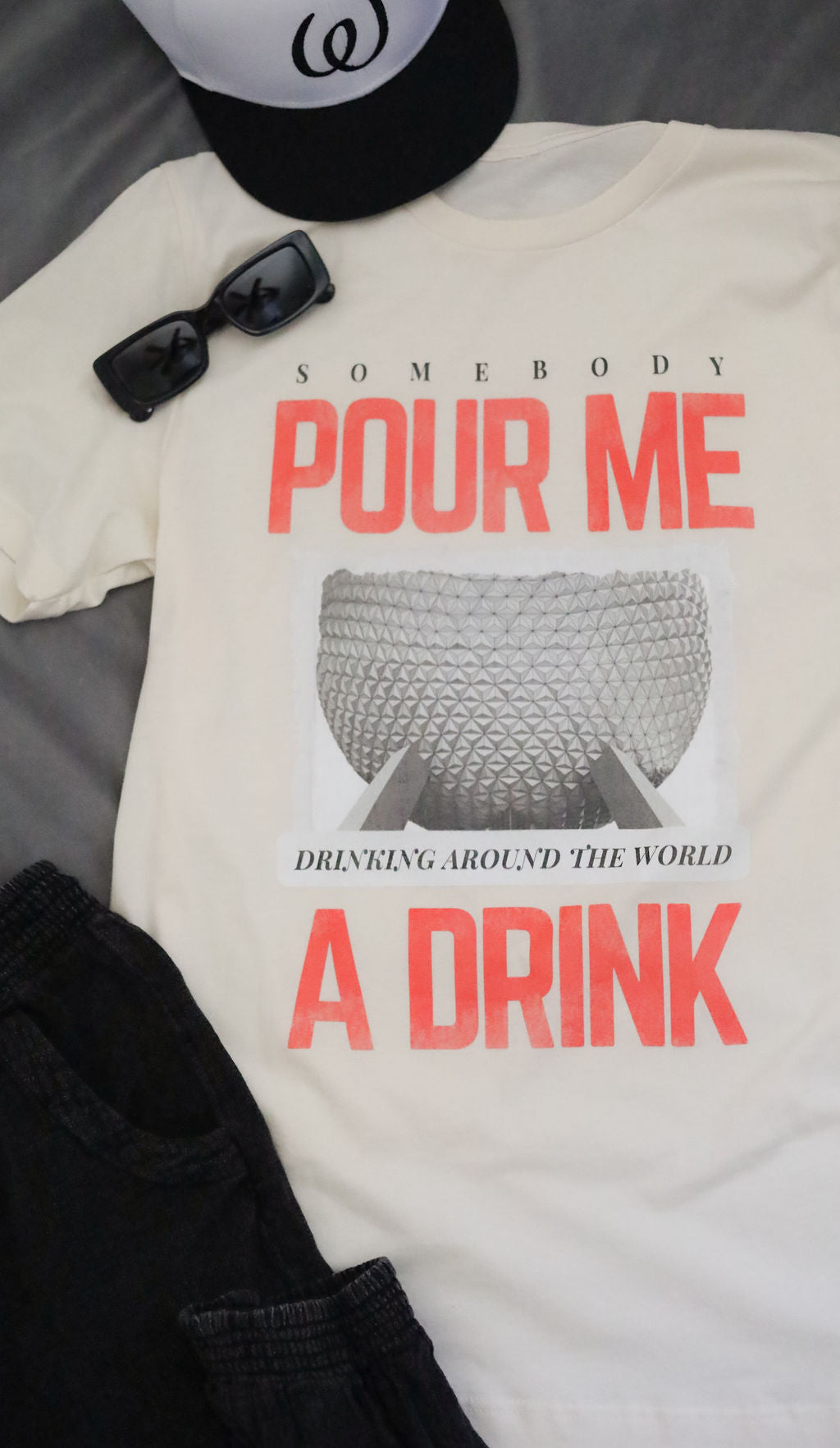 Pour Me Around The World Tee