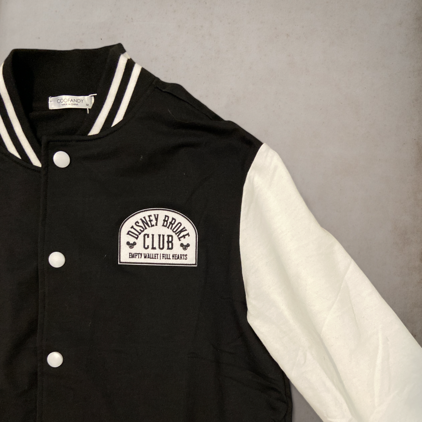 DBC Varsity Unisex Jacket - Vacation Patches