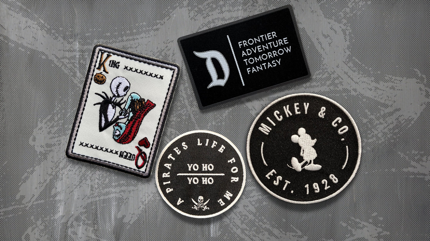 high quality iron on disney patch bundle